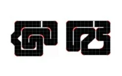 Kyosho Europe Kyosho Mini-Z GP Circuit 50x50 45° Corner Set Für 2 Kurven - Motoren ⋅ Regler -RC Elektronic Verkäufe 1025609 3 5