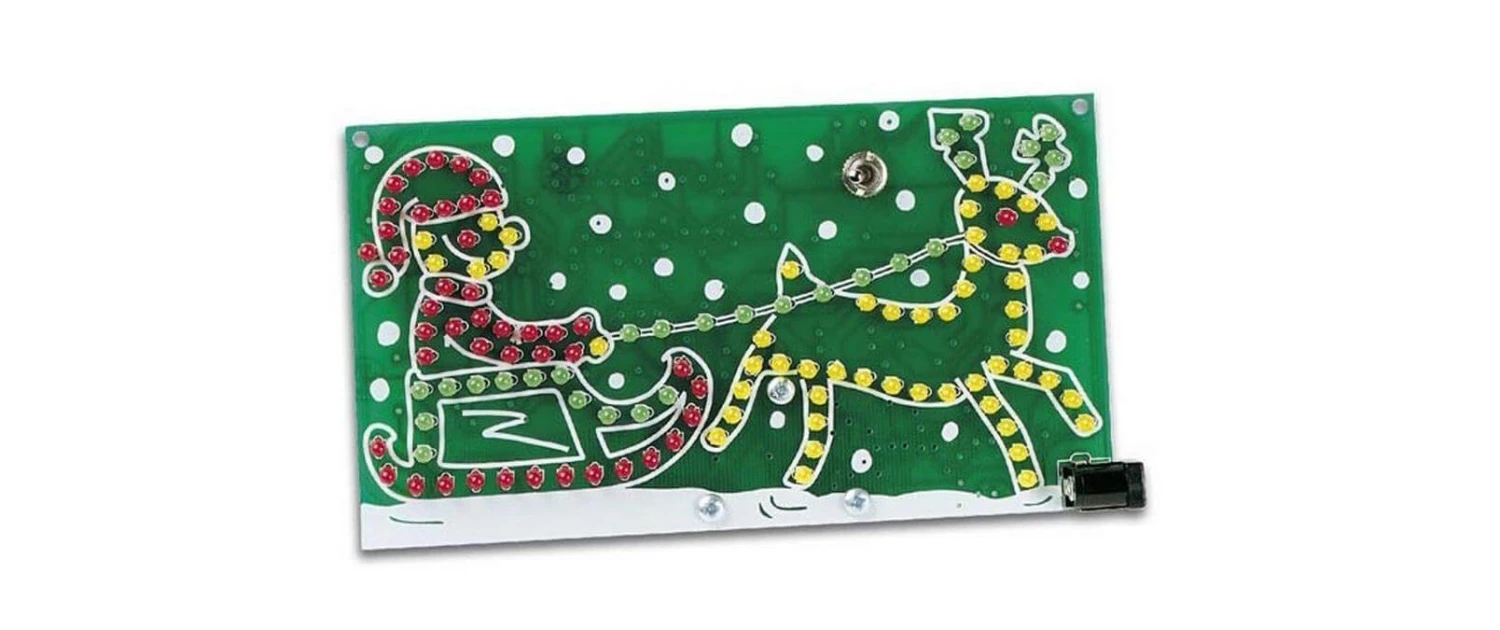 Whadda Bausatz Weinachtsmann Mit Rentier - RC Elektronic 1 Whadda Bausatz Weinachtsmann Mit Rentier - RC Elektronic