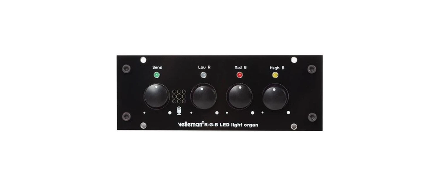Whadda Bausatz 3-Kanal RGB LED-Lichtorgel - RC Elektronic 1 Whadda Bausatz 3-Kanal RGB LED-Lichtorgel - RC Elektronic