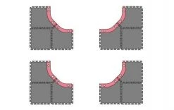 Kyosho Europe Kyosho Modellbau-Strecke Mini-Z GP Circut 30x30 Large Corner Set - Motoren ⋅ Regler