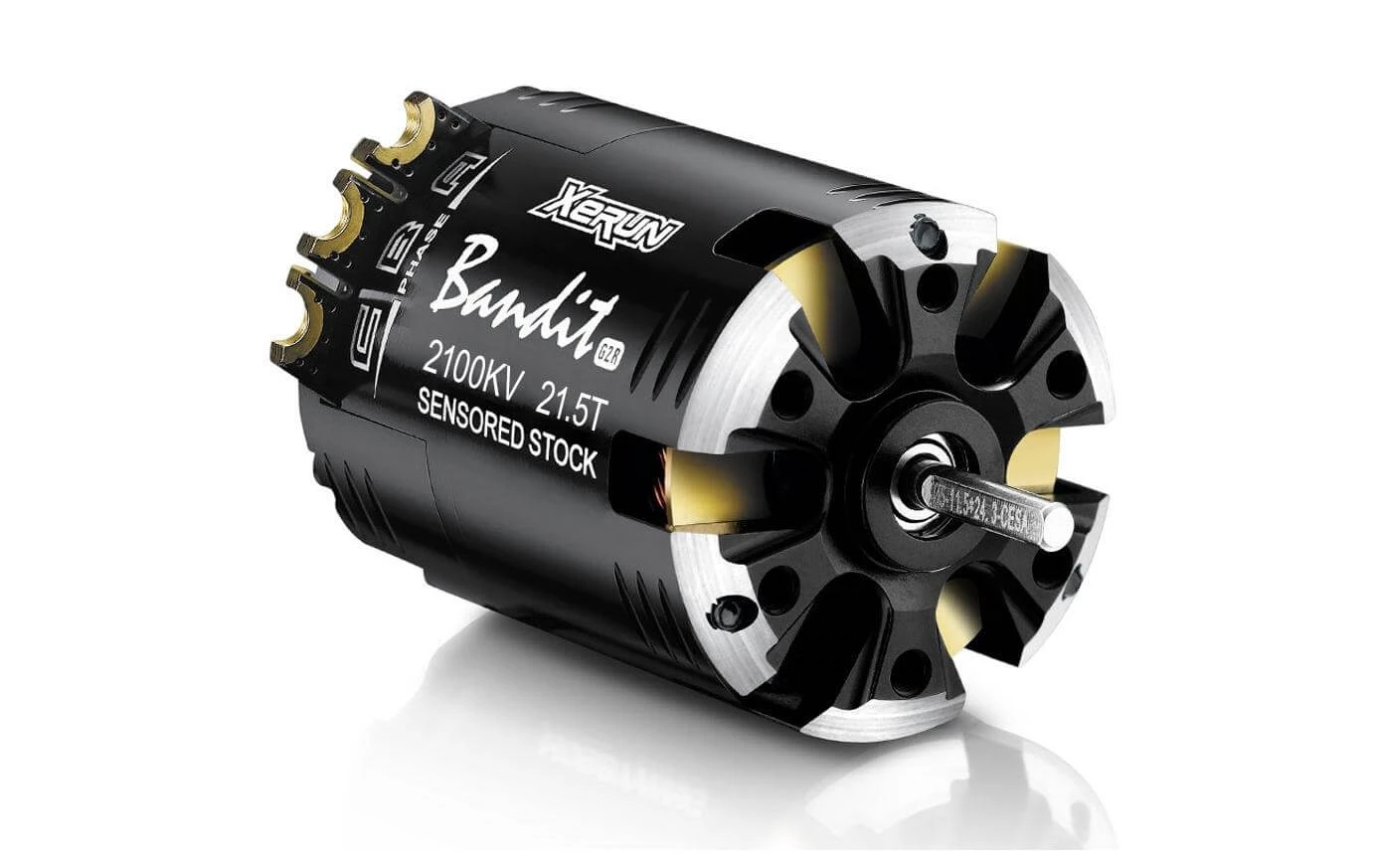Hobbywing Brushless Motor Xerun Bandit G2R 21.5T, 2100kV - Motoren ⋅ Regler 1 Hobbywing Brushless Motor Xerun Bandit G2R 21.5T, 2100kV - Motoren ⋅ Regler