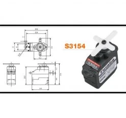 Futaba Servo S3154 Micro Digital - Servo ⋅ Kreisel -RC Elektronic Verkäufe 387691 2 5
