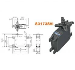 Futaba Servo S3173SVi Digital HV - Servo ⋅ Kreisel -RC Elektronic Verkäufe 387692 2 5