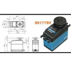 Futaba Servo S9177SV Digital HV - Servo ⋅ Kreisel -RC Elektronic Verkäufe 387695 2 5