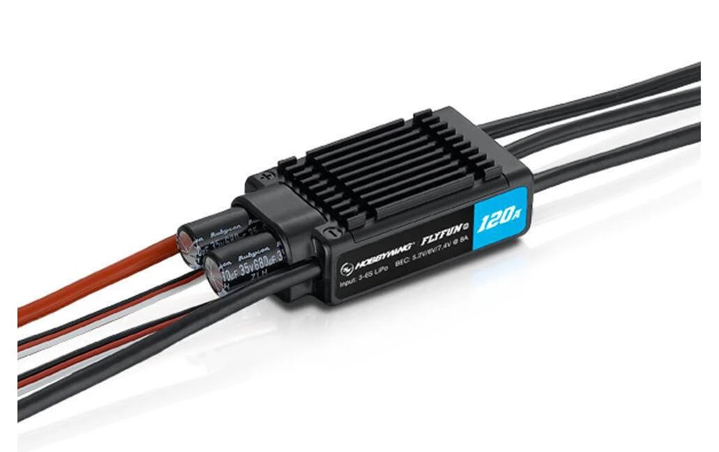 Hobbywing Regler FlyFun V5 120A 3-6S 5A BEC - Motoren ⋅ Regler 1 Hobbywing Regler FlyFun V5 120A 3-6S 5A BEC - Motoren ⋅ Regler
